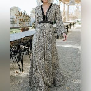 Baltic Born Cha Cha print maxi dress